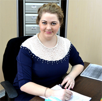 Гайворонская Юлия Владимировна, ведущий специалист по кадрам 