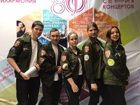 Штаб студенческих отрядов Новосибирского ГАУ принял участие в торжественном закрытии слета, посвященном 55-летию студенческих отрядов Омской области